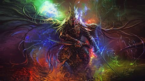 mystical warrior wallpaper fantasy art fan art #artwork digital art # ...