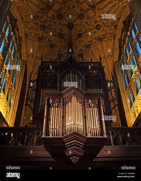 Interior View Of Sherborne Abbey Stock Photo - Alamy