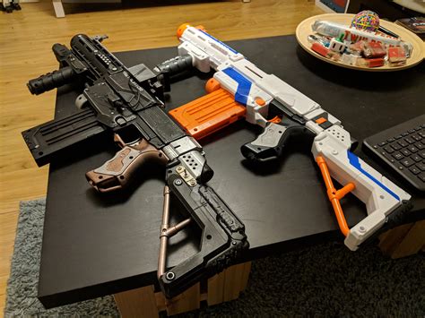 My first nerf gun mod : r/cosplayprops