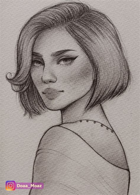 Pencil drawing, semi realistic art ♥ click to see more on Instagram # ...