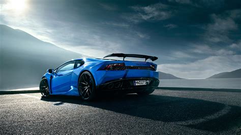 Blue Lamborghini Huracan N Largo Sport Car HD Cars Wallpapers | HD ...