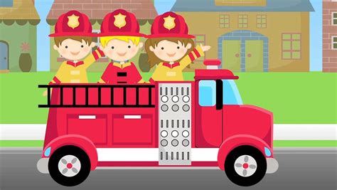 ABC Firetruck Song for Children - Fire Truck Lullaby & Nursery Rhyme in ...