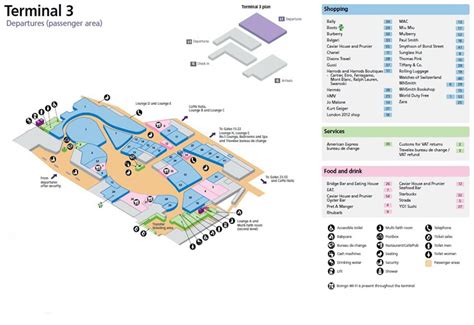 Heathrow Airport Map Terminal 3 - Map Of Campus