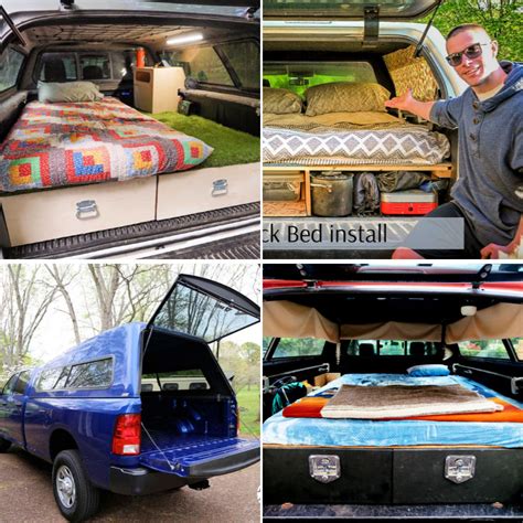 15 Homemade DIY Truck Bed Camper Designs