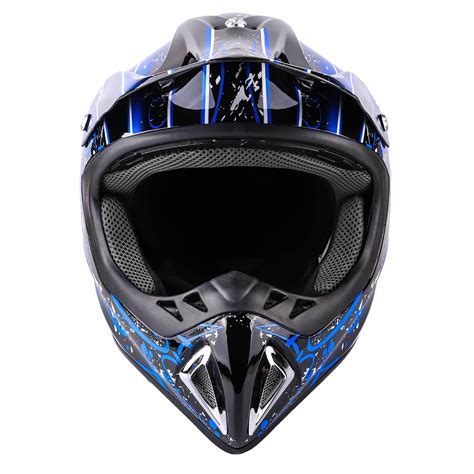 Typhoon Adult Dirt Bike Helmet ATV Off Road ORV Motocross Helmet DOT M ...