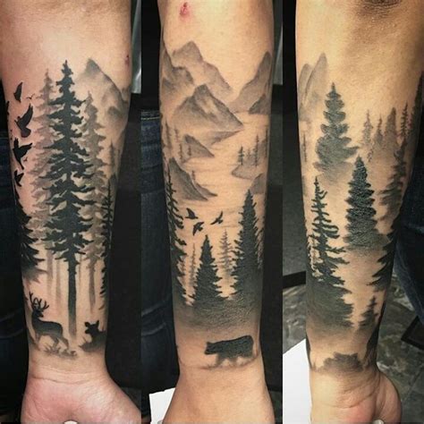 Forest Sleeve Tattoo Designs, Ideas and Meaning - Tattoos For You