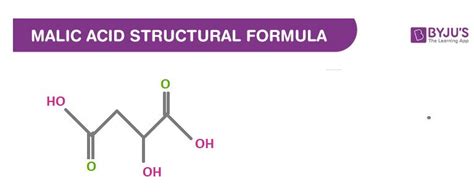 Malic Acid Formula - Properties, Chemical Structure & Uses