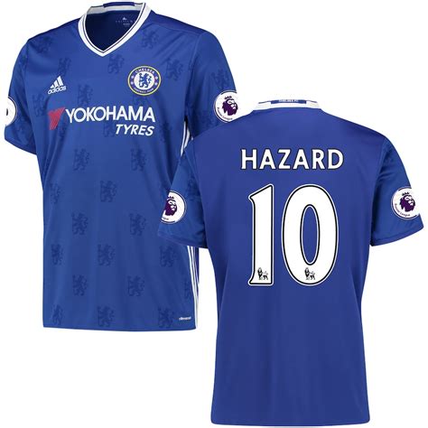 adidas Eden Hazard Chelsea Youth Blue 2016/17 Home Player Jersey