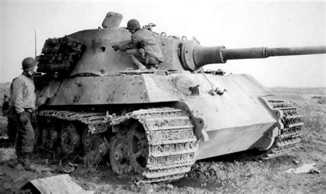 knocked-out King Tiger tank of the Schwere Heeres Panzer Abteilung 506 ...