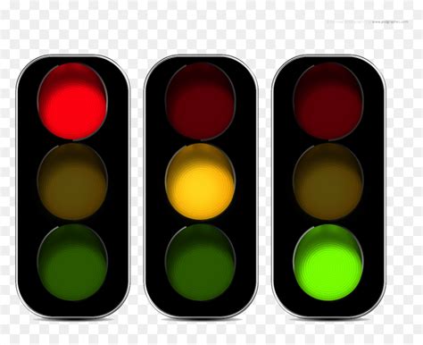 Red Amber Green Traffic Lights, HD Png Download - vhv