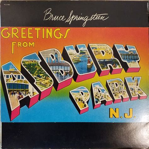 Bruce Springsteen - Greetings From Asbury Park, N.J. (1979, Pitman ...