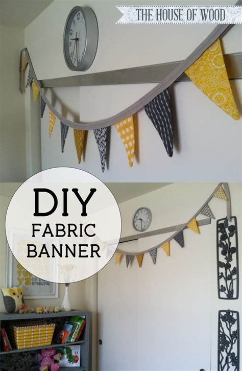 DIY Fabric Bunting Banner