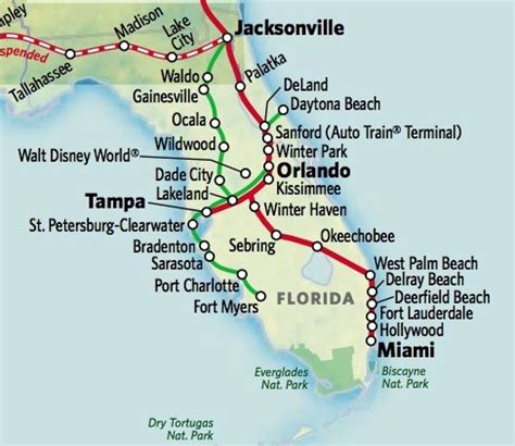 Amtrak Stations Florida Map - Anetta Mathilda