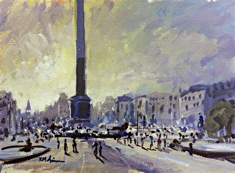 Trafalgar Square Painting at PaintingValley.com | Explore collection of ...