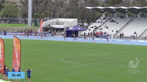 2016 Vic Schools Relays. Girls U16 4x100m Final - YouTube