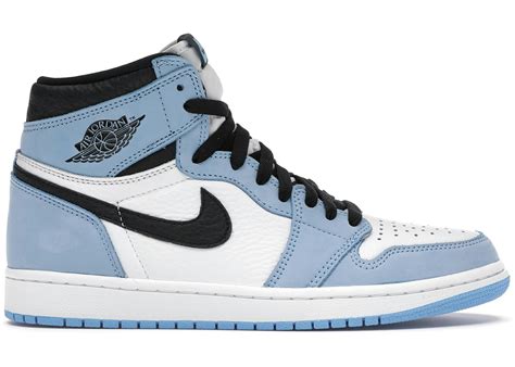 Jordan 1 Retro High White University Blue Black - 555088-134