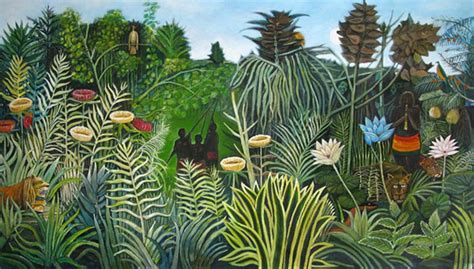 Naive painting, Jungle art, Naive art