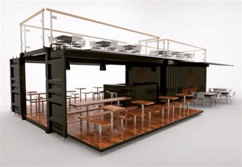 Container cafe, Container restaurant, Container bar