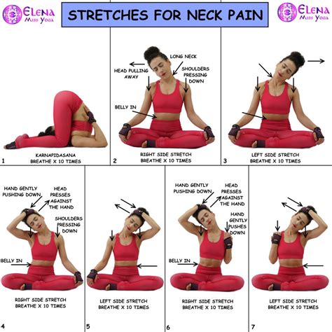 STRETCHES FOR NECK PAIN – Elena Miss Yoga