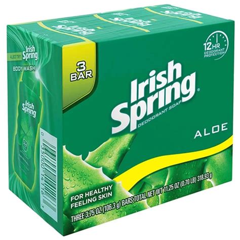 Irish Spring Aloe Bar Soap - 3 Bar, 11.25 oz 6 Pack - Walmart.com