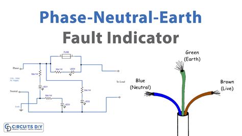 Phase-Neutral-Earth Fault Indicator Circuit