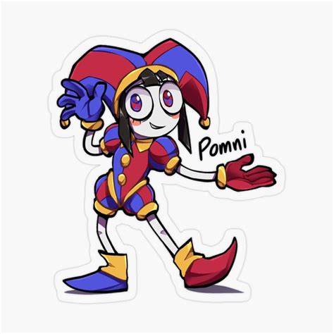 "pomni the amazing digital circus" Sticker for Sale by DarBkaStOre in ...