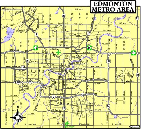 Edmonton Metro Map