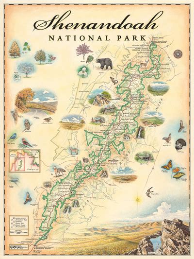 Map Of Shenandoah National Park – Verjaardag Vrouw 2020