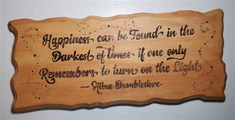 My favorite quote that I wood burned and stained. : r/harrypotter