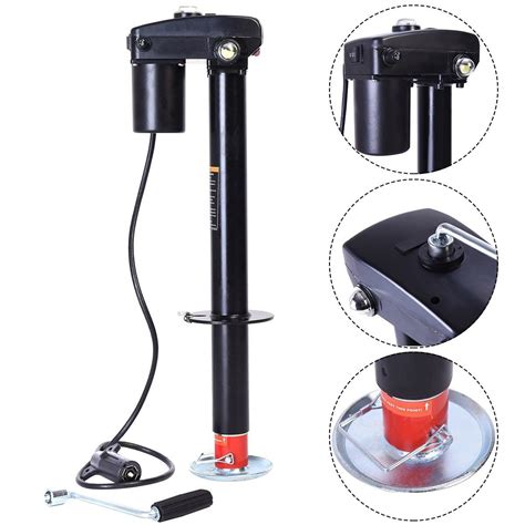 NEW HEAVY DUTY 3500 LBS ELECTRIC 12V TRAILER JACK RV BOAT JACK EJ3500A ...