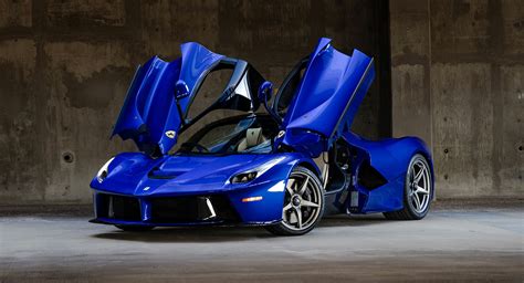 This Is The Only Ferrari LaFerrari Finished In Blue Elettrico Over A ...