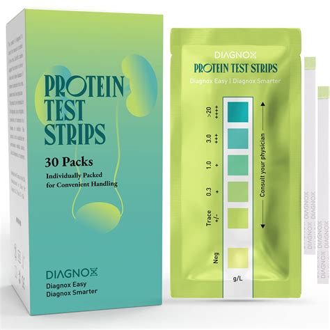 Protein Urine Test Strips Kit - Individually Packed at Home Urine ...