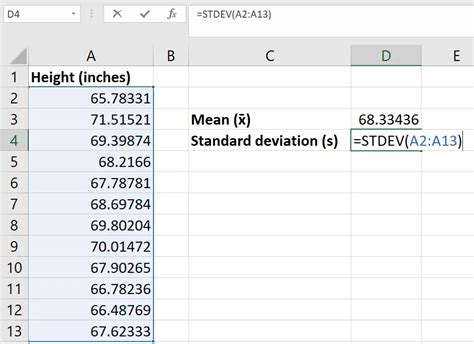 How Do I Calculate Relative Standard Deviation In Excel - Design Talk