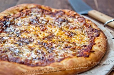 Bolognese Pizza Recipe | MongolianKitchen.com