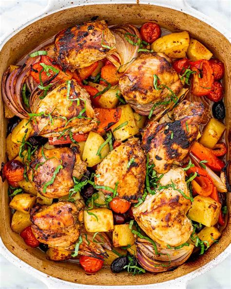 This Roasted Chicken and Vegetables is a family favorite that we make ...