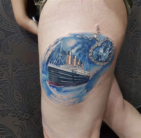 Titanic tattoo by Catalin. Limited availability at Redemption Tattoo ...