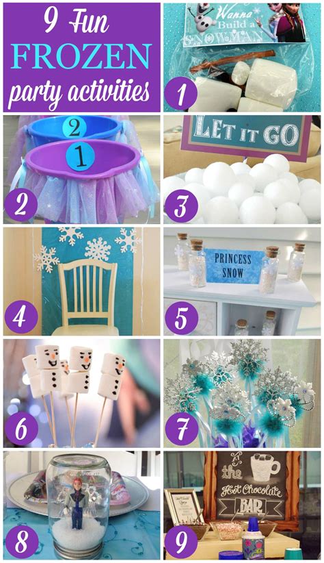 25 All-Time FAVORITE Frozen Party Activities! | Frozen party activities ...