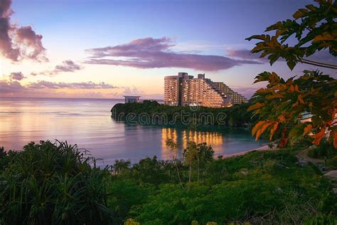 Guam Sunset 4 stock image. Image of guam, beach, island - 47832195