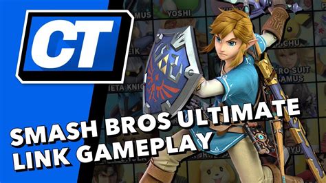 Link Gameplay in Super Smash Bros. Ultimate - YouTube