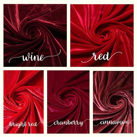 VELVET Stretch Velvet Polyester Stretch Velvet Fabric by the Yard Bows ...