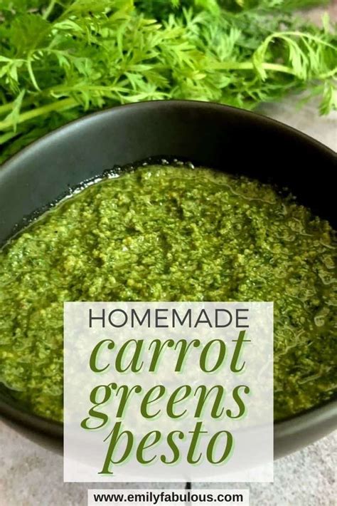 Carrot leaf pesto – Artofit