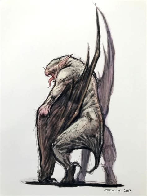 ArtStation - Bat Creature van helsing, Constantine Sekeris | Creature ...