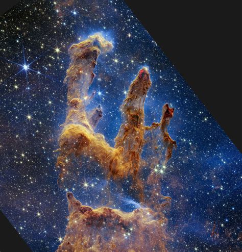 ESA - Hubble and Webb showcase the Pillars of Creation (Slider)