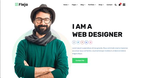 Personal Website Template React