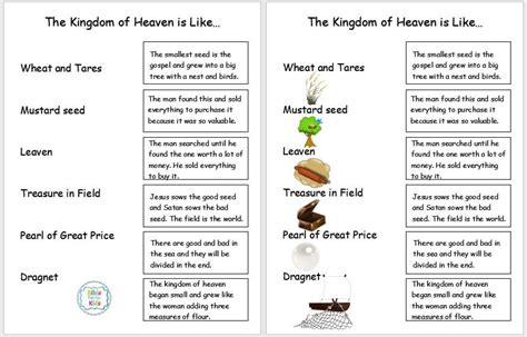 The Kingdom of Heaven Parables | Bible Fun For Kids