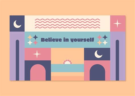 Free Vector | Aesthetic modern motivational tumblr banner