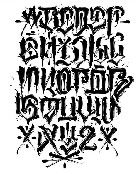 Tattoo Fonts Alphabet Graffiti , Tattoo Fonts Alphabet | Lettering ...