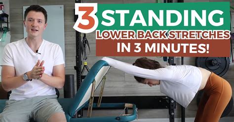 Fast and Effective Lower Back Stretches Standing