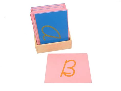 Sandpaper Letters Capital Case Cursive – Pink Montessori