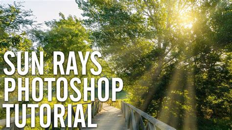 Create realistic sun rays in Photoshop - YouTube